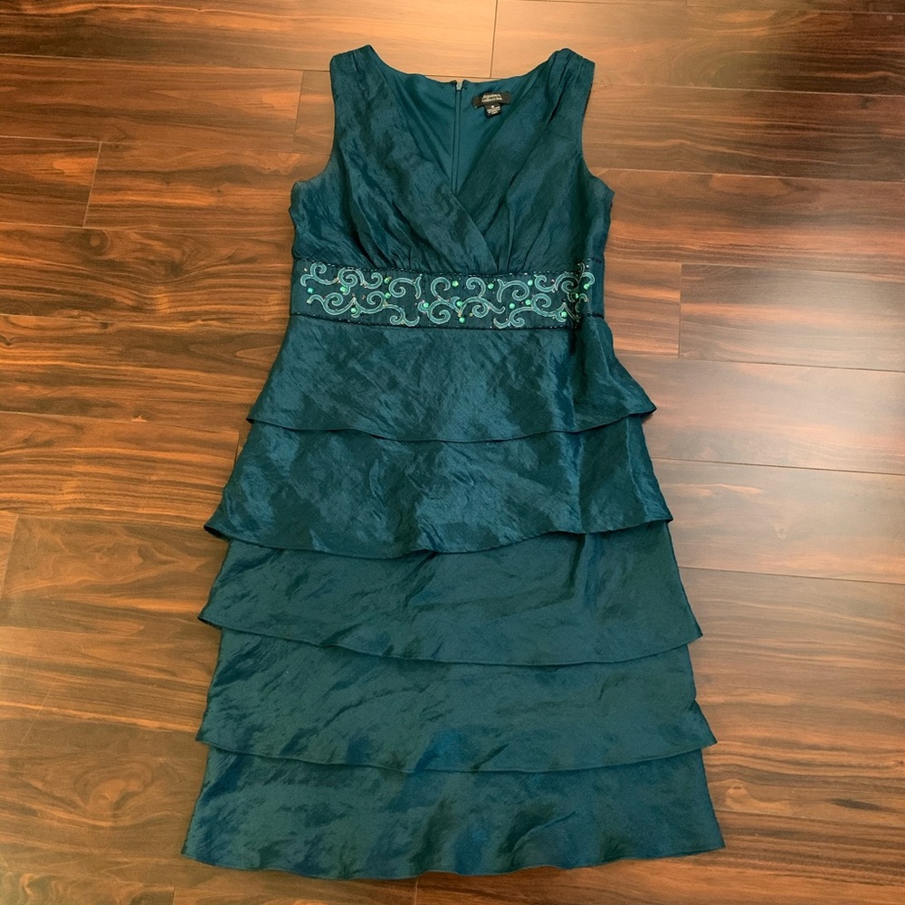 Dressbarn Semi-Formal Tiered Party Dress (10)